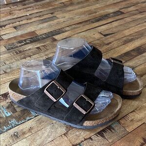 Birkenstock Arizona BS Mocca Regular Fit Soft Footbed Suede Leather